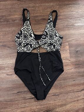 Prana Floral One-Piece Swimsuit